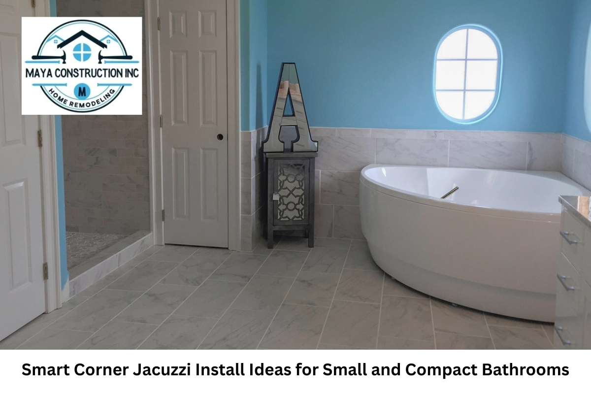 Smart Corner Jacuzzi Install Ideas for Small and Compact Bathrooms